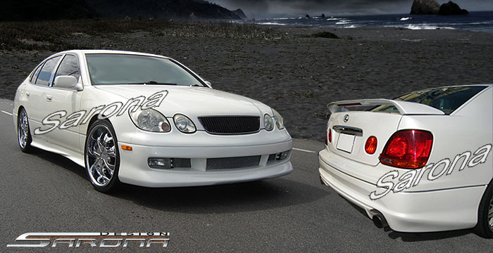 Custom Lexus GS300-400  Sedan Body Kit (1998 - 2005) - $1290.00 (Manufacturer Sarona, Part #LX-016-KT)